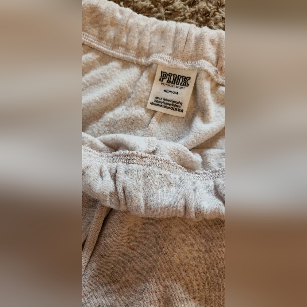PINK by VS BOYFRIEND SWEATS sz M - Picture 2 of 5